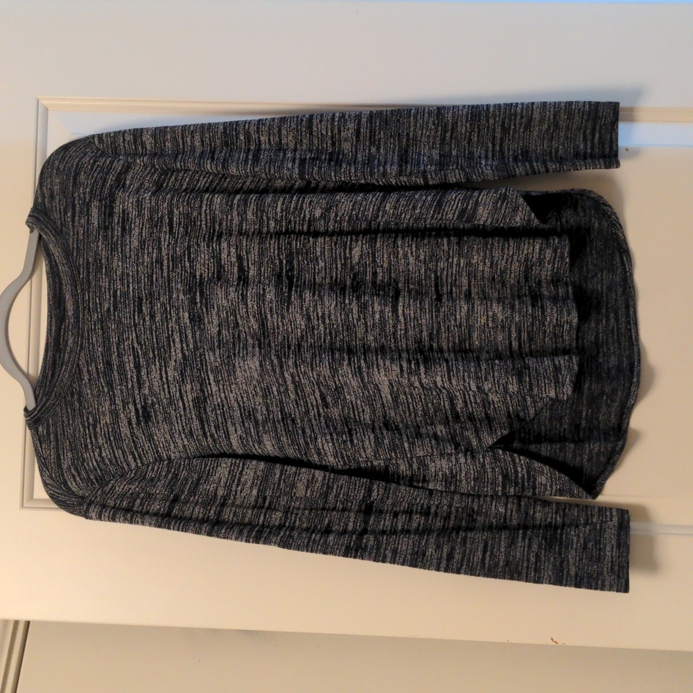 Banana Republic Dark Heather Grey Crew Neck Sweater Women's Medium